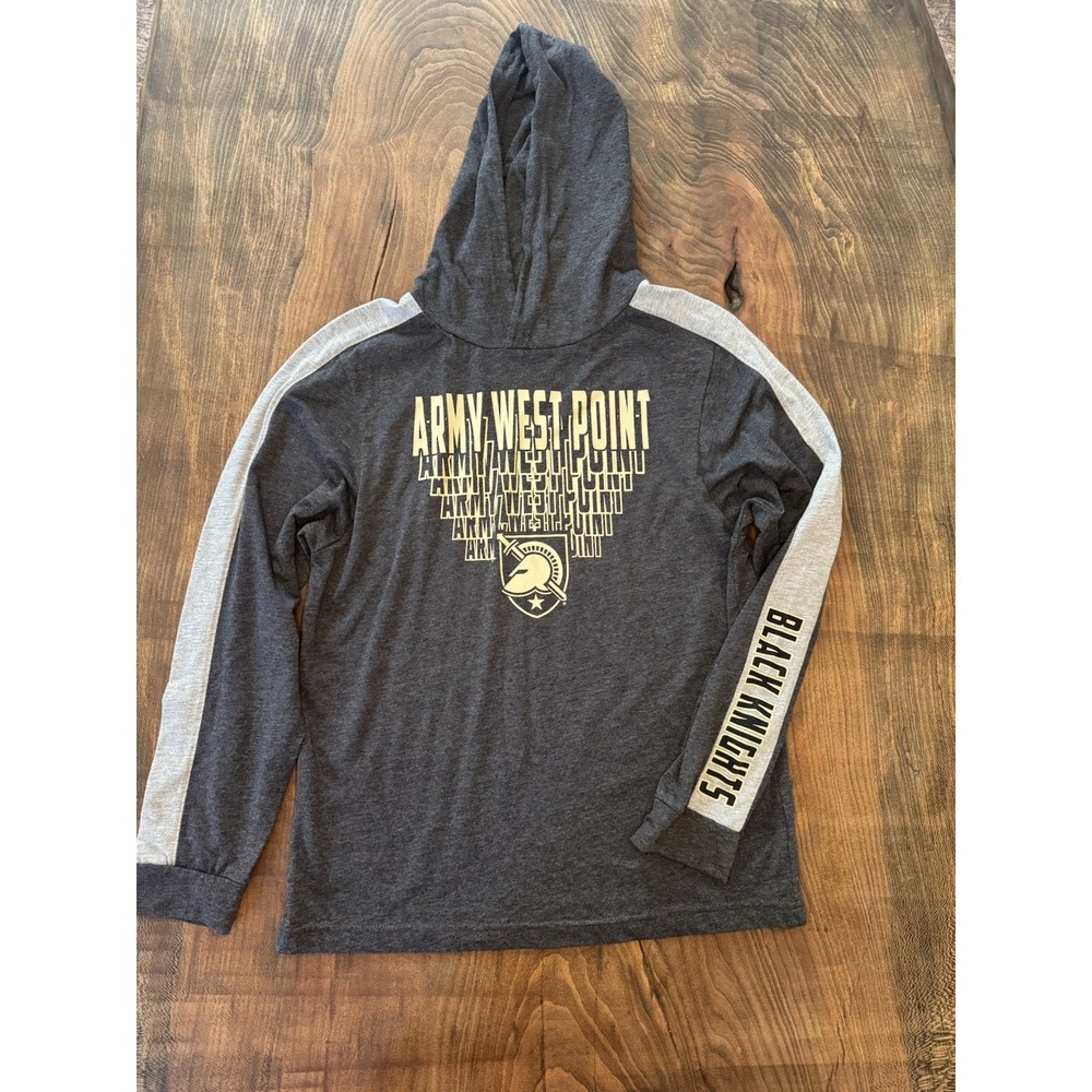 Army West Point Boys Tee Shirt Hoodie‎ Gray XL (20)